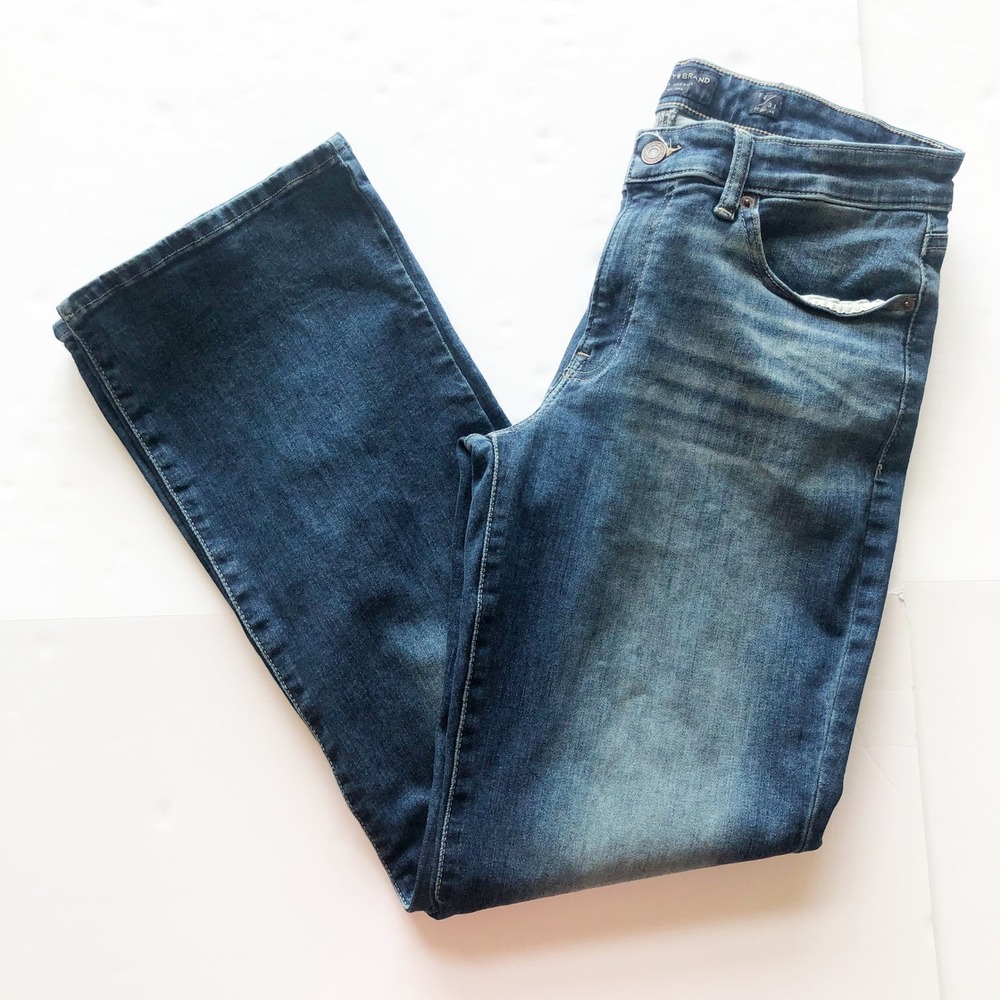 Lucky Brand Jeans Womens 12 Sweet Boot Medium Wash Bootcut Blue Denim Western - Picture 2 of 12